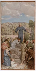 Christ prêchant, illustration de 